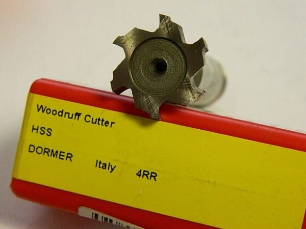 DORMER 3/4" Diam x 1/8" Face Width 6 Teeth Woodruff Keyseat Cutter 0193174