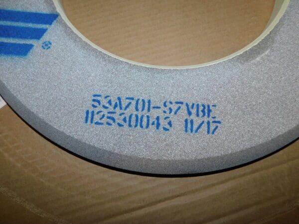 Norton Surface Grinding Wheel 21" Diam x 12" Hole x 1-1/4" Thick 69083103805