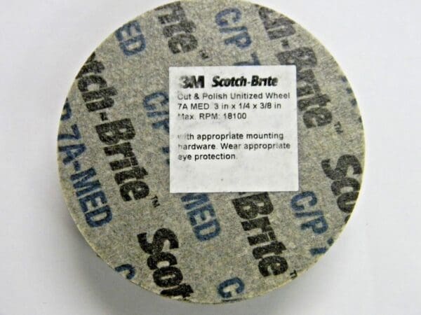 Scotch Brite 3m MED WHEEL UNITIZED CUT/POLISH QIA 5per lot 00048011151236