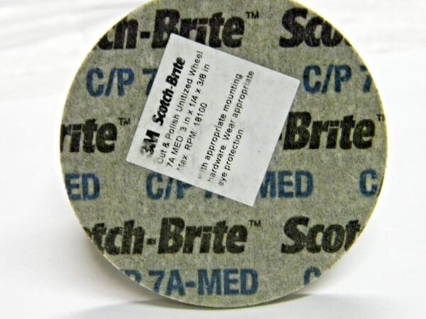 Scotch Brite 3m MED WHEEL UNITIZED CUT/POLISH QIA 5per lot 00048011151236