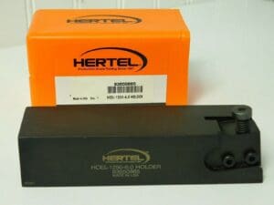 Hertel Indexable Cutoff Toolholder 0.8 Max DOC x 6" OAL HCEL-1250-6.0 93650885