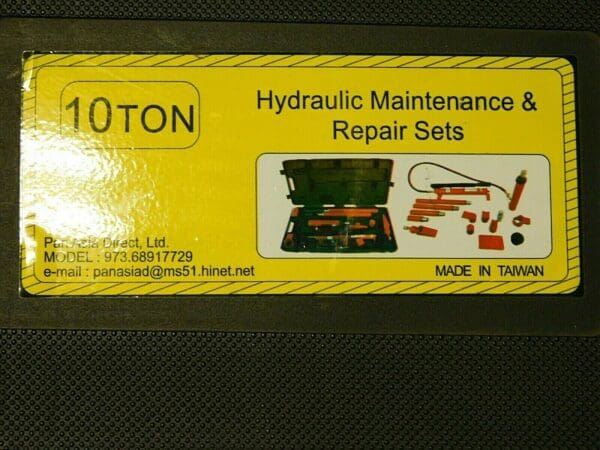 Pan Asia Hydraulic Maintenance & Repair Set 10 Ton 973.68917729 PARTS/REPAIR