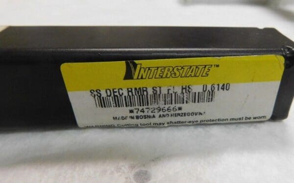 Interstate High Speed Steel Chucking Reamer 0.6150" 6 Flute 74729666