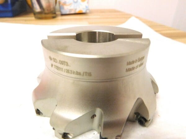 Hertel Indexible Shell Mill 4” Cut Dia 1.25” Arbor Hole10Fl HMC980R-4.00.10-09-2