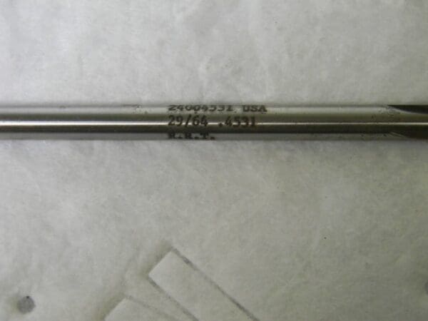 RRT Carbide Tipped Chucking Reamer 29/64” Dia 4Fl Fl Lgth 1-3/4” 7” OAL 24004531