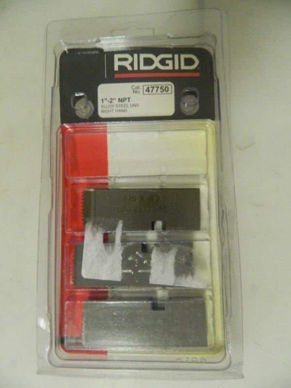 Ridgid Pipe Chaser 3Pk 1" - 2" NPT Thread 16° Hook Right Hand 47750 (Incomplete)