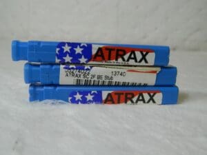 Atrax Solid Carbide 2-Flute Ball End Mill 7/32" Dia 7/16" LOC Qty 3 13740