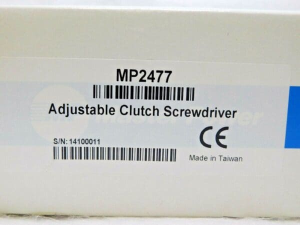 Master Power Adjustable Clutch Screwdriver 1800 RPM MP2477 PARTS/REPAIRS