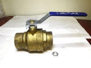 Midwest Control Brass Ball Valve 2-1/2” Pipe Full Port 600 WOG Rating BVS-250