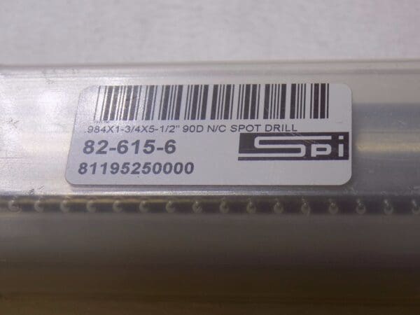 SPI Cobalt Spotting Drill .984" Body Dia x 1-3/4" LOC x 5-1/2" OAL 82-615-6