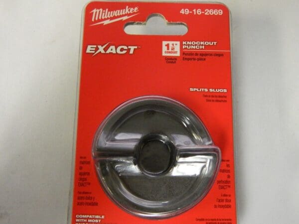 Milwaukee Tool Round Punch 1-1/2" Hole Diam 49-16-2669