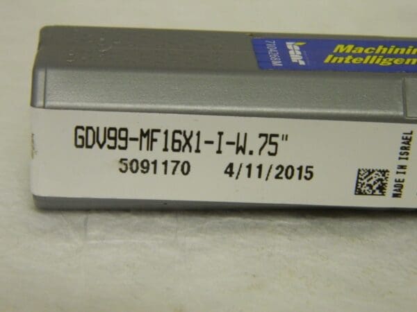 Iscar Whistle-Notch Shank GDV99-MF16X1-I-W.75″ 3203514