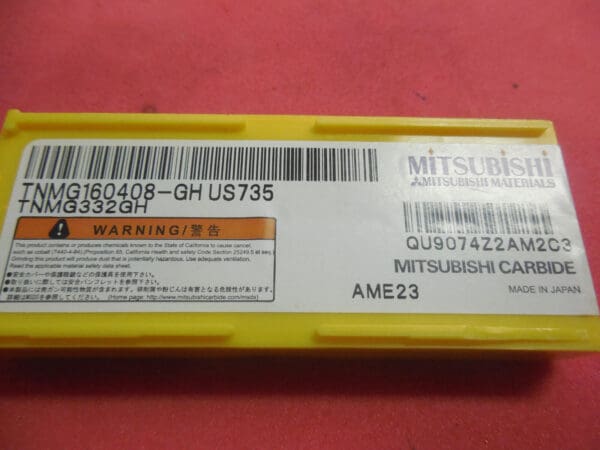 Mitsubishi Carbide Inserts Qty. 10 TNMG332GH US735