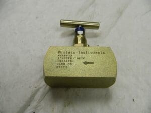 Winters Inline Hard Seat Needle Valve 1" Pipe 10,000 Max psi 00075606