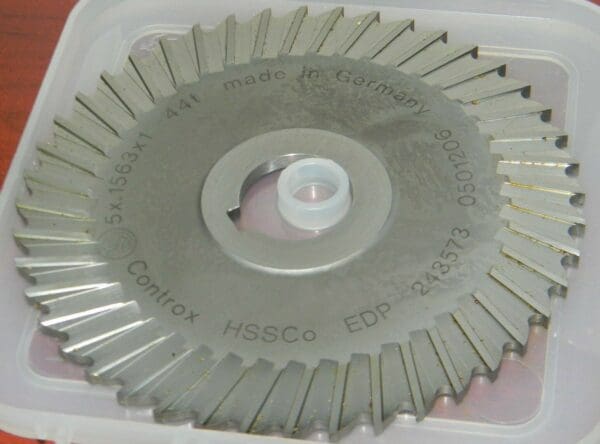 Controx 5" x 0.1563" x 1" Straight 44T Cobalt Saw Blade 243573