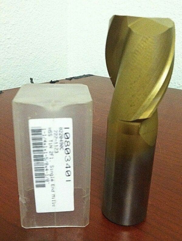 MHC Square End Mill 1-1/4" x 1-5/8" x 4-1/8" 2F HSS TiN 722-1123