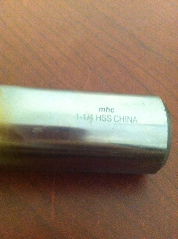 MHC Square End Mill 1-1/4" x 1-5/8" x 4-1/8" 2F HSS TiN 722-1123