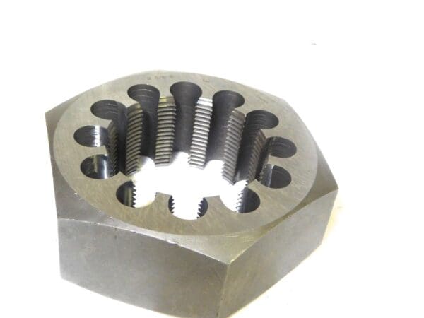 Interstate Hex Rethreading Die 6” Dia 3-5/8-8 UN RH 2-1/4” Thickness 365-3585