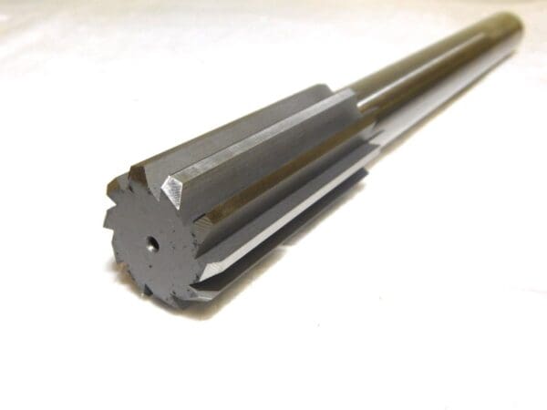 Hertel HSS Chucking Reamer 1-3/8” Dia 10 Flute 3.25” Fl Lgth 12” OAL 30146385