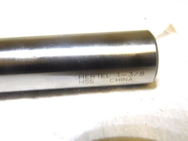 Hertel HSS Chucking Reamer 1-3/8” Dia 10 Flute 3.25” Fl Lgth 12” OAL 30146385