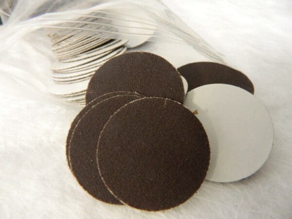 PRO 1-1/2" Diam 400 Grit Aluminum Oxide Adhesive PSA Disc QTY 500 57789109