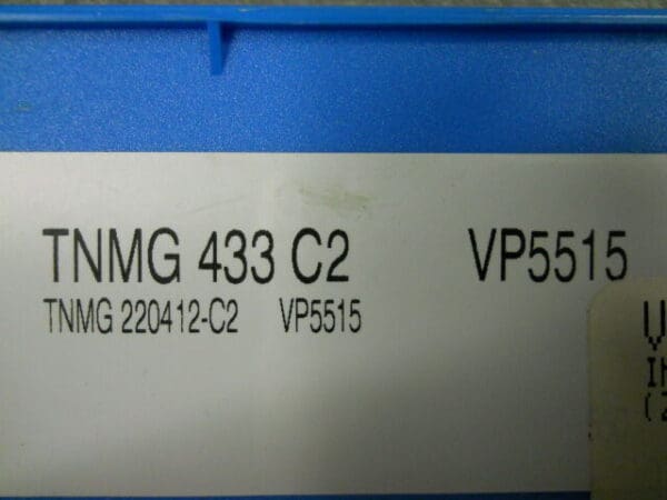 Valenite Carbide Inserts TNMG433 C2 TNMG220412-C2 Grade VP5515 Qty. 10 22409