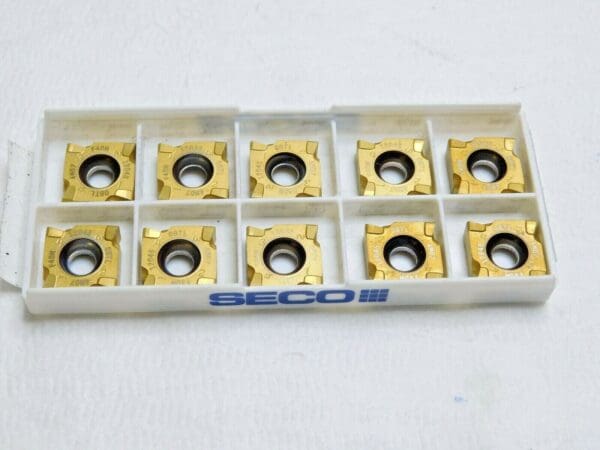 Seco Carbide Milling Inserts SNHQ1204508TL4-M07 Grade F40M Qty 10 26322