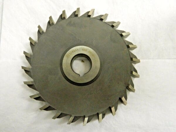 Precision Side Milling Cutter HSS 6" Diam x 3/4" W x 1" Hole 24T 3016482