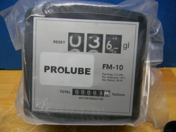 Pro-Lube Aluminum Flowmeter 1" FNPT Nutating Disc