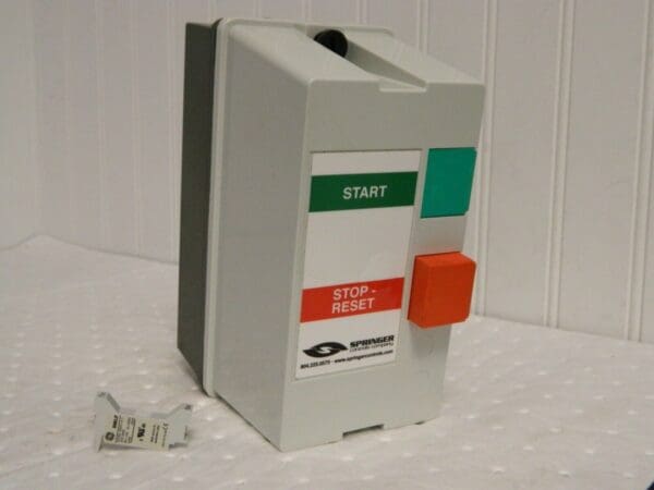 Springer Nonreversible IEC Motor Starter 9 Amp 480 Coil VAC 60 Hz JC0906P1G-U