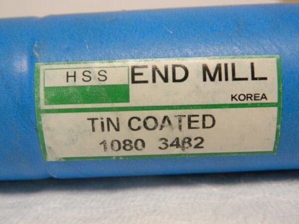 Precision 1-1/2" x 1" x 4-1/8" x 1-5/8" 2FL HSS TiN Square End Mill 1080 3482