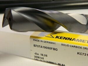 Kennametal 3/4" 180° Spiral Flute Solid Carbide Screw Machine Drill Bit 3505148