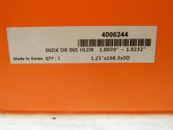 Hertel Indexable Insert Drill 1.25" x 168.3 x 3D 1.0039"-1.0232" 4006244