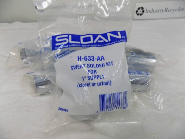 Sloan Sweat Solder Kit for 1" Urinal Flushometer QTY 5 kits H-633-AA 74720004