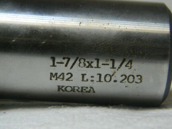 HSS Square End Mill 1-7/8" 1-5/8" LOC 1-1/4" Shank Dia 4-1/8" OAL 2 FL 11082157