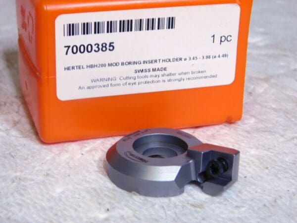 Hertel Modular Boring Insert Holder 3.45” to 3.98” Bore Diameter 7000383