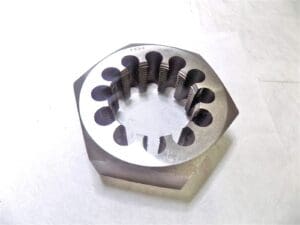 Interstate Hex Rethreading Die 3-5/8-8 UNS 2.25" Carbon Steel 365-3585