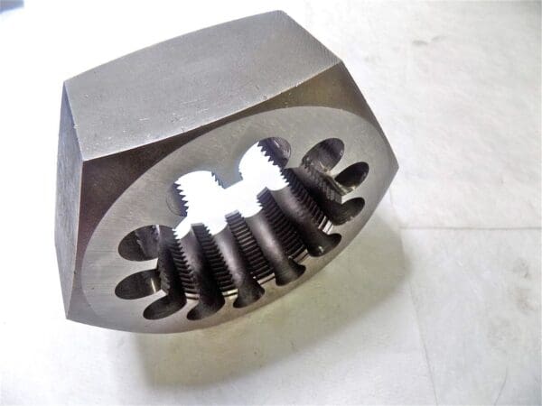 Interstate Hex Rethreading Die 3-5/8-8 UNS 2.25" Carbon Steel 365-3585