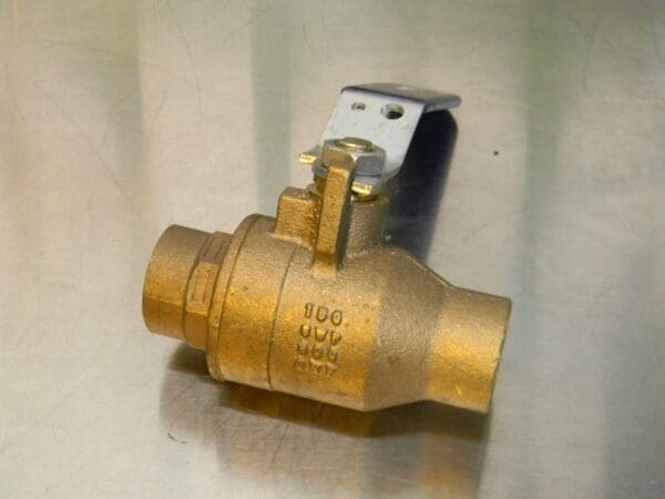 Nibco Standard Full Port Bronze Ball Valve 1-1/4" Pipe 600 PSI Max. S-585-70