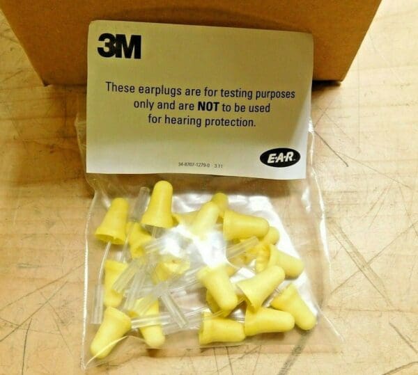 3M E-A-R E-Z-Fit Probed Test Plugs Qty 50 Pairs/Case 393-2005-50