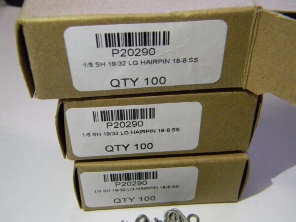 Pro Hair Pin Cotter 1/8" x 1/8" x 19/32" Qty. 300 P20290