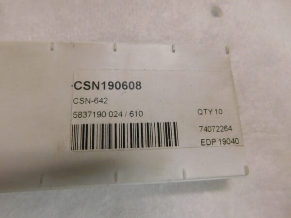 Seco Anvil for Indexables 3/4" CSN190608 CSN642 QTY 10 19040