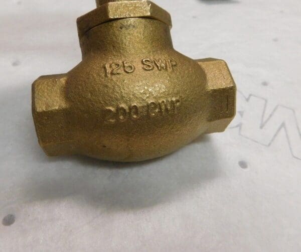 Nibco Bronze Integral Globe Valve 3/4 Inch Pipe T211B-3/4