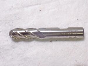 Brubaker HSSCO Ball End Mill 4Fl Ctr Cut 0.5" x 0.5"SHK x 1.25"LOC QTY 2 84328