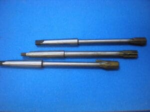 Precision Straight Taper Reamer 13/32" x 1" x 7" 1MT HSS Set of 3