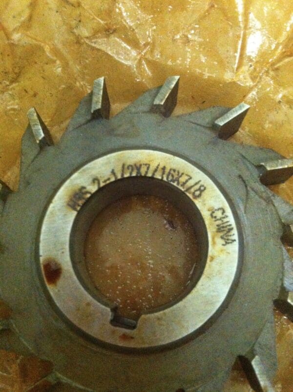 Precision Side Milling Cutter 2-1/2" x 7/16" Straight 14T Uncoated HSS #301-253