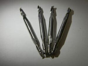 Morse Cutting Tools HSS Double End Mills 5/32" x 7/16" x 2-1/4" 2FL Qty. 4 #4340