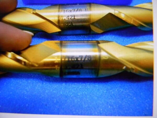 Value Collection Double End Mill 13/16" Dia. x1-9/16" LOC HSS 2FL TiN #1086-2260