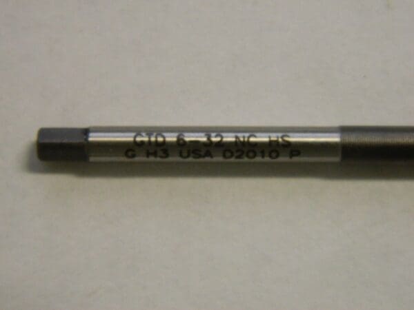 Greenfield Spiral Point Tap 6-32 UNC 2FL H3 Bright Finish HSS #18930