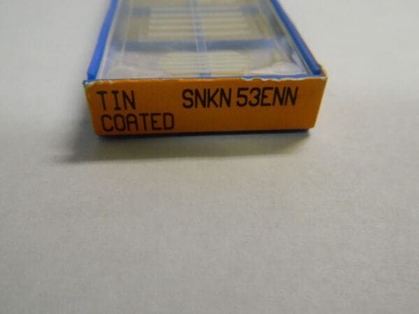 Korloy SNKN 53ENN G10 #1-03-001656 TiN Carbide Milling Inserts Qty. 10